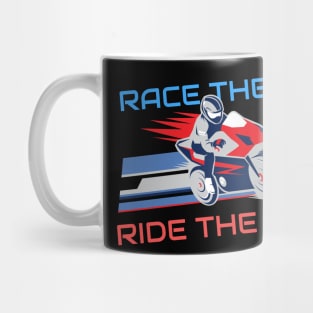 Race the sun, Ride the wind Mug